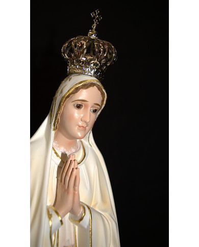Nª Sr.ª de Fátima- Pintura a Óleo e Ouro Nª Sr.ª de Fátima- Pintura a Óleo e Ouro