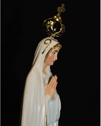 Nª Srª de Fátima - Pintura Clássica, 18 cm Nª Srª de Fátima - Pintura Clássica, 18 cm