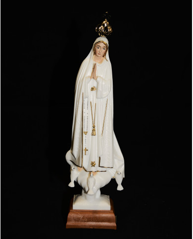 Nª Srª de Fátima Branco - 18 cm Nª Srª de Fátima Branco - 18 cm