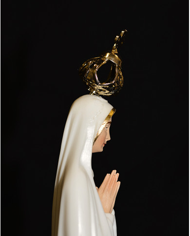 Nª Srª de Fátima Branco - 18 cm Nª Srª de Fátima Branco - 18 cm