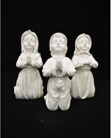 3 Pastorinhos Branco - 12 cm 3 Pastorinhos Branco - 12 cm